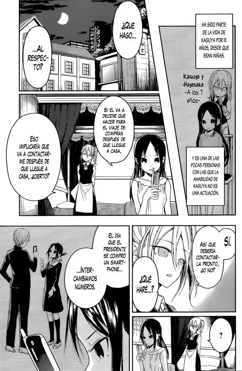 Kaguya-sama wa Kokurasetai: Tensai-tachi no Ren'ai Zunōsen Capitulo 19: Kaguya Quiere que le Envien página 4