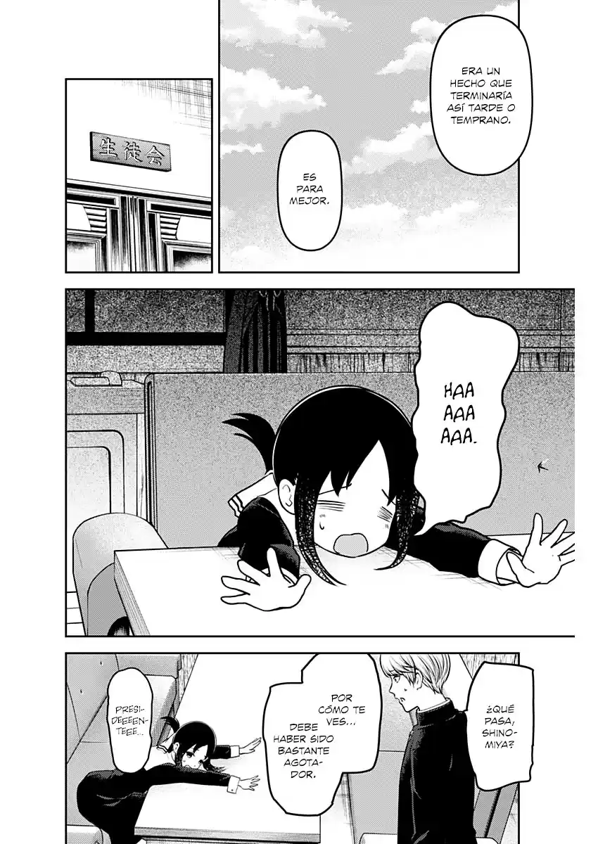 Kaguya-sama wa Kokurasetai: Tensai-tachi no Ren'ai Zunōsen Capitulo 233: El reto imposible de Kaguya Shinomiya: "El tazón de limosnas de Buda" (8) página 3