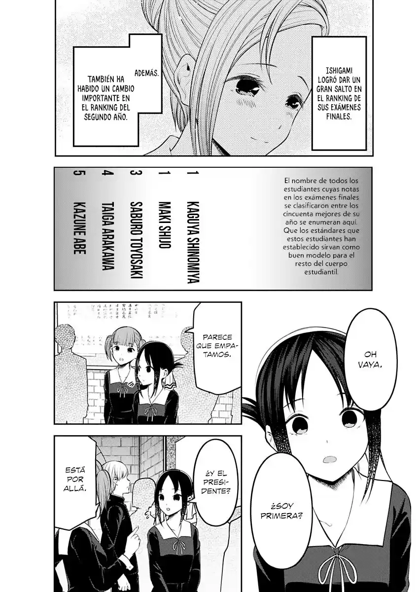 Kaguya-sama wa Kokurasetai: Tensai-tachi no Ren'ai Zunōsen Capitulo 199: Kaguya quiere ser escuchada página 3