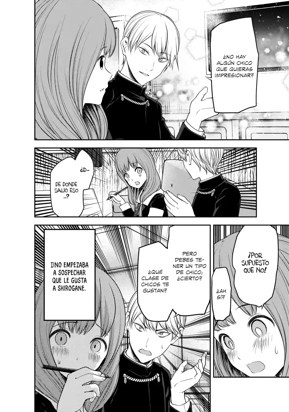 Kaguya-sama wa Kokurasetai: Tensai-tachi no Ren'ai Zunōsen Capitulo 190: Senpai-kun y Kouhai-chan, Parte 3 y Miko Iino no puede amar, Parte 5 página 7