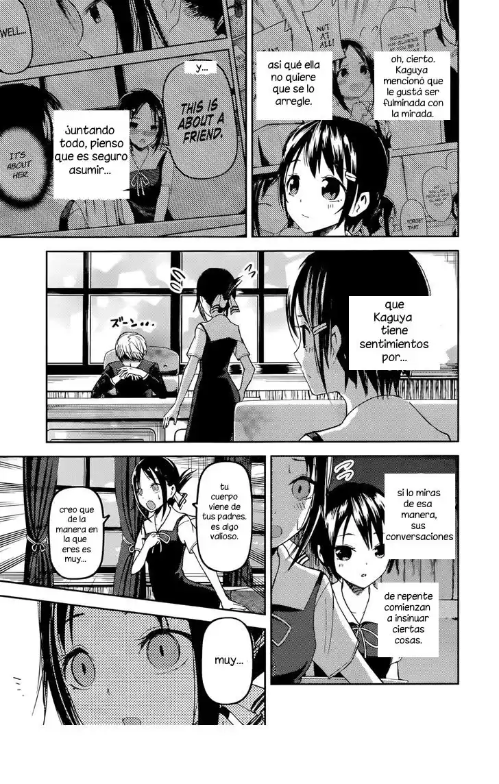 Kaguya-sama wa Kokurasetai: Tensai-tachi no Ren'ai Zunōsen Capitulo 50: Nagisa Kashiwagi no puede ver página 8