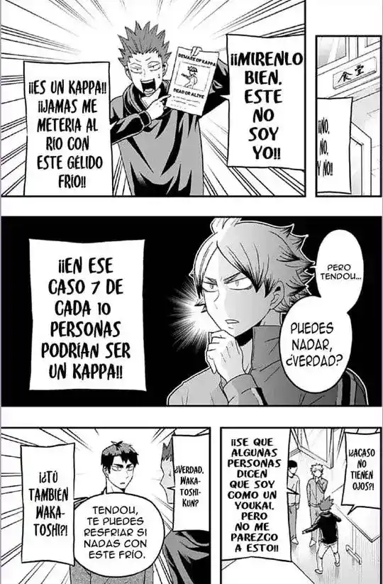 Haikyuu-bu!! Capitulo 36: Tendo el……kappa? página 3