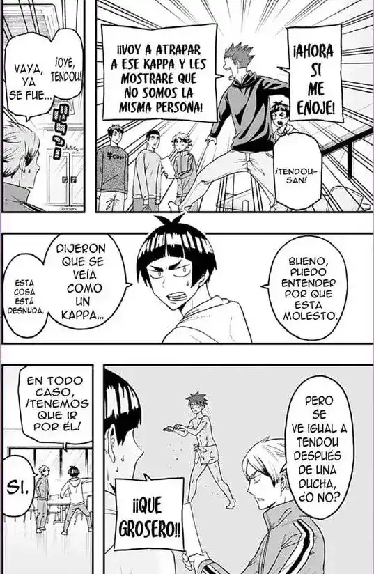 Haikyuu-bu!! Capitulo 36: Tendo el……kappa? página 4