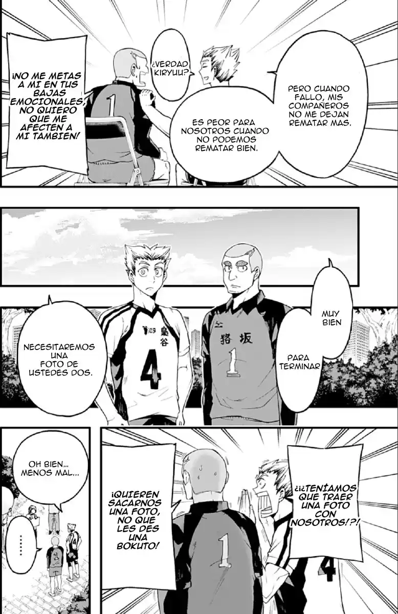 Haikyuu-bu!! Capitulo 26: La entrevista de Kiryuu y Bokuto página 10