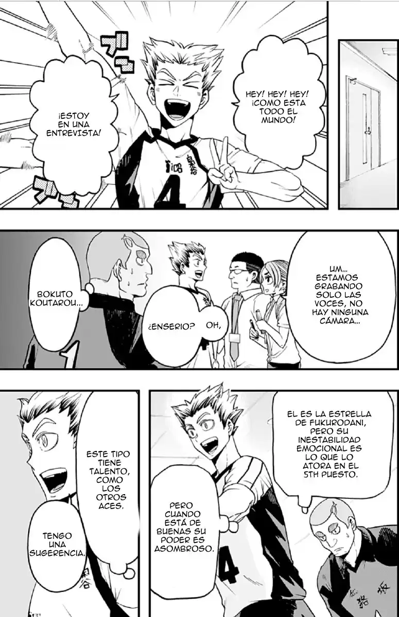 Haikyuu-bu!! Capitulo 26: La entrevista de Kiryuu y Bokuto página 3