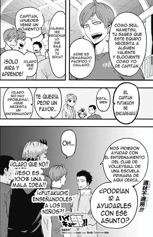 Haikyuu-bu!! Capitulo 34: Futakuchi el entrenador página 2