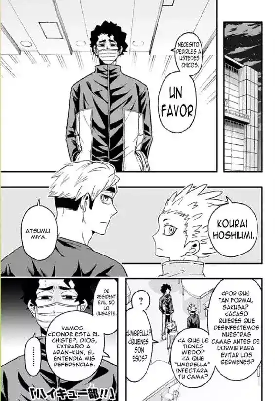 Haikyuu-bu!! Capitulo 38: El problema de Sakusa página 1