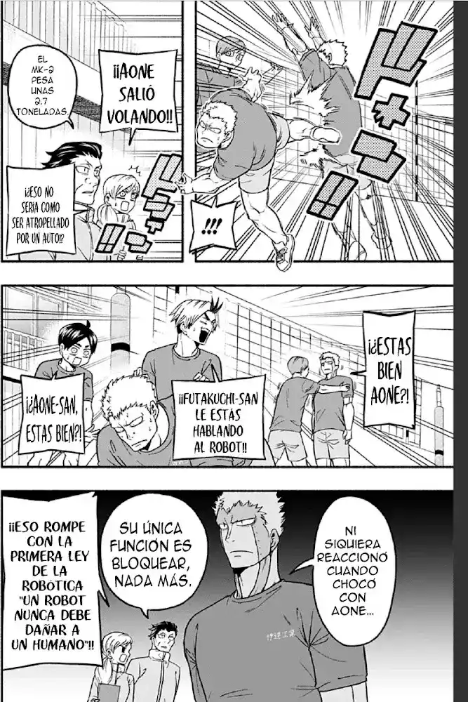 Haikyuu-bu!! Capitulo 44: El androide Aone página 4