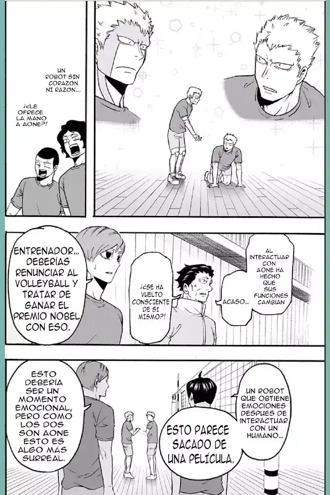 Haikyuu-bu!! Capitulo 44: El androide Aone página 8