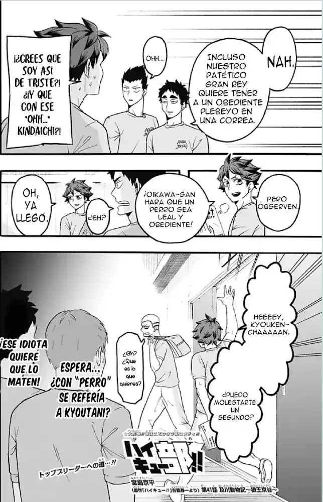 Haikyuu-bu!! Capitulo 41: Oikawa el domador de perros página 2