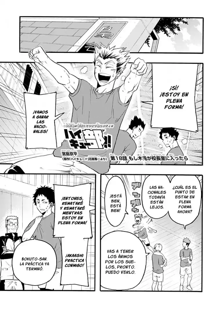 Haikyuu-bu!! Capitulo 18: Bokuto y la oficina del director página 2