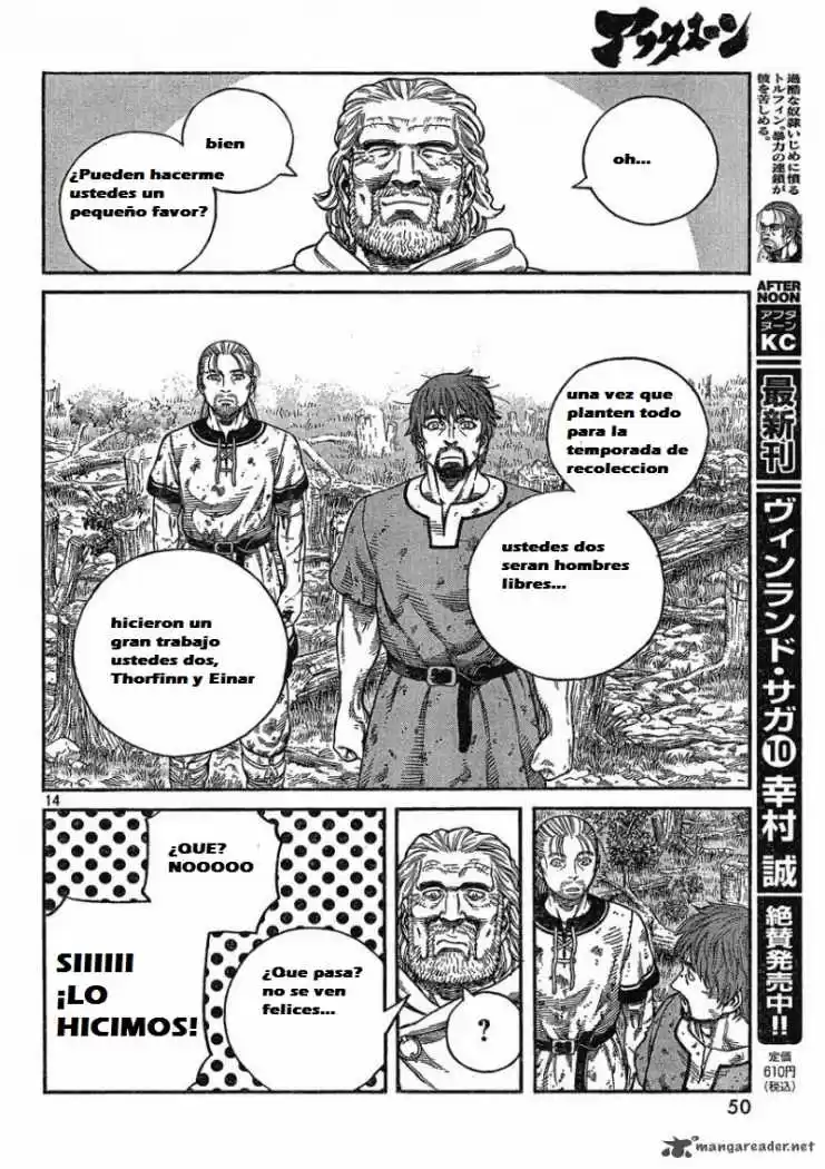 Vinland Saga Capitulo 73: Cuando seamos libres página 14