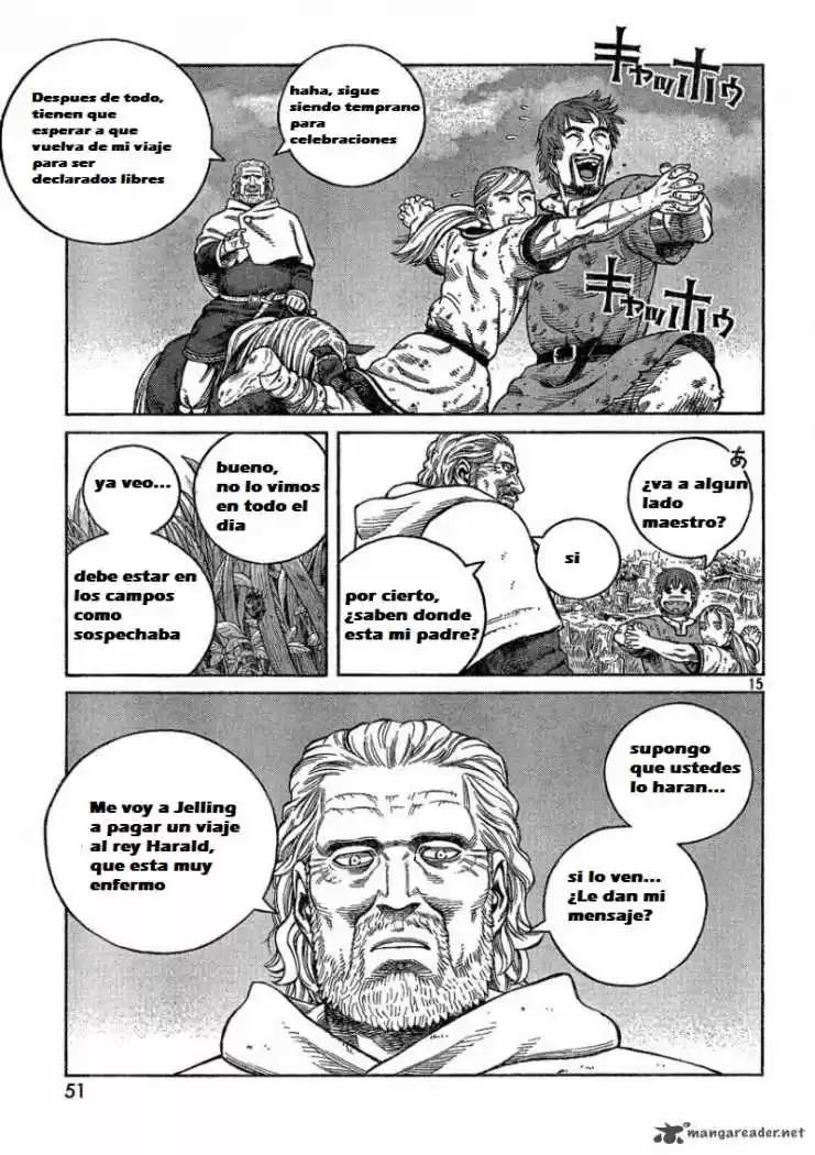 Vinland Saga Capitulo 73: Cuando seamos libres página 15