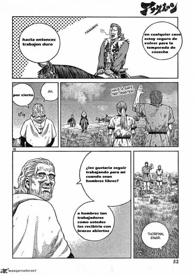 Vinland Saga Capitulo 73: Cuando seamos libres página 16