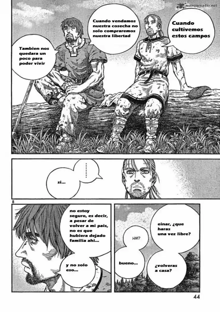 Vinland Saga Capitulo 73: Cuando seamos libres página 8