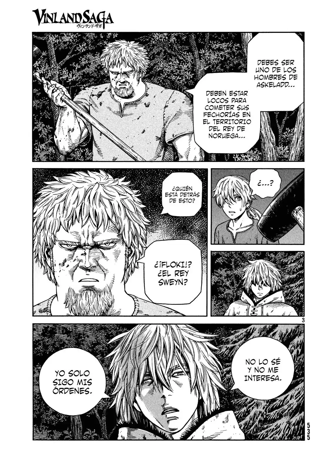 Vinland Saga Capitulo 119: El Cazador y la Presa (6) página 3