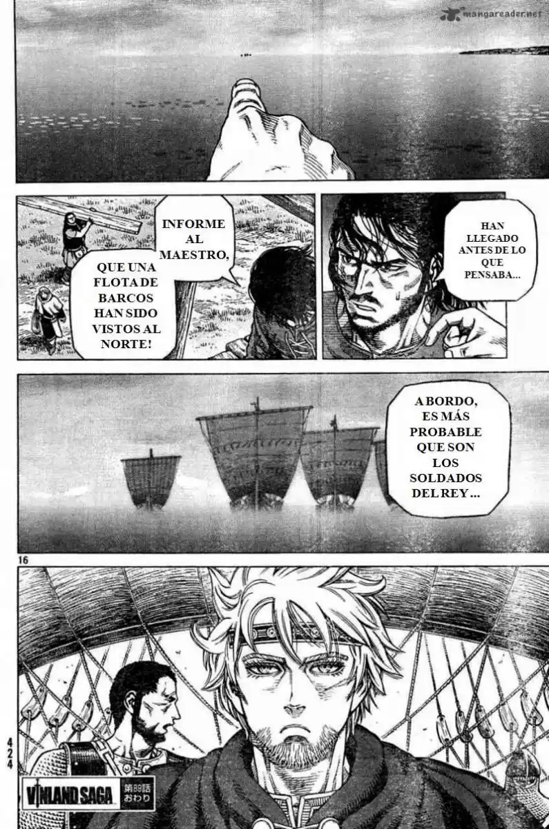 Vinland Saga Capitulo 89: La noche antes de la batalla página 16