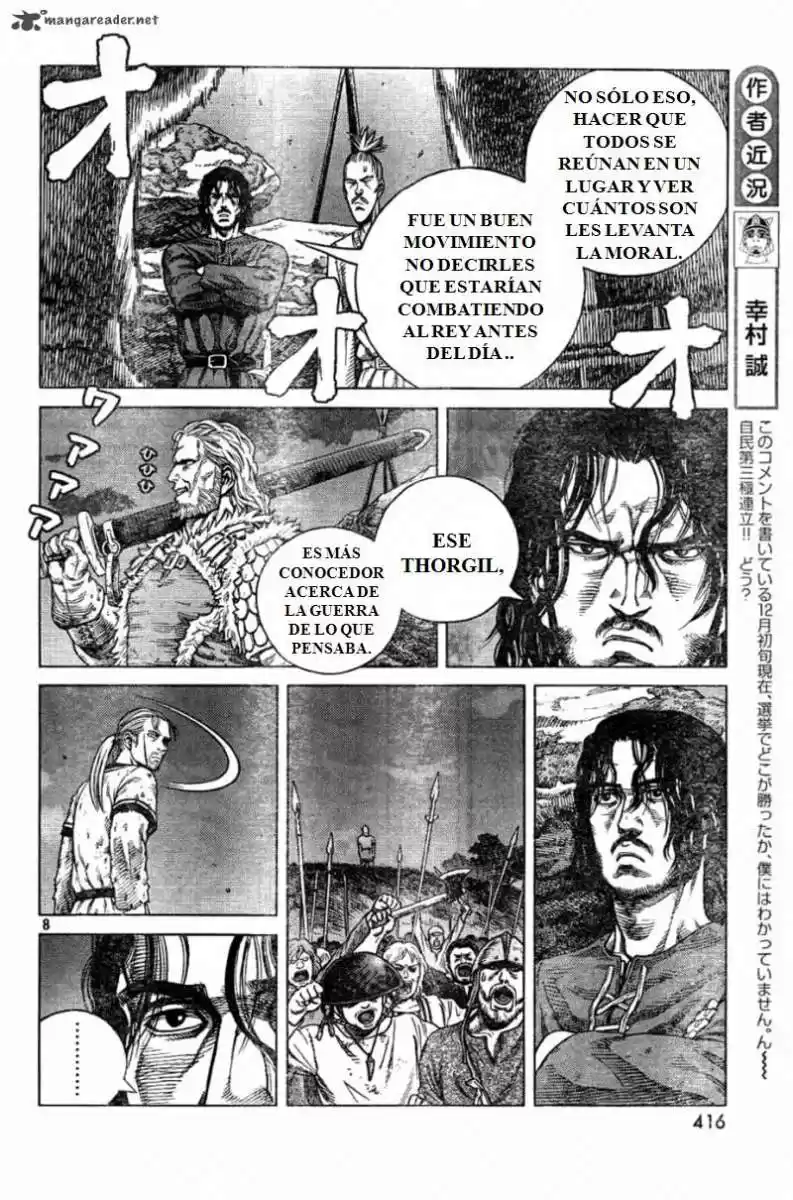 Vinland Saga Capitulo 89: La noche antes de la batalla página 8