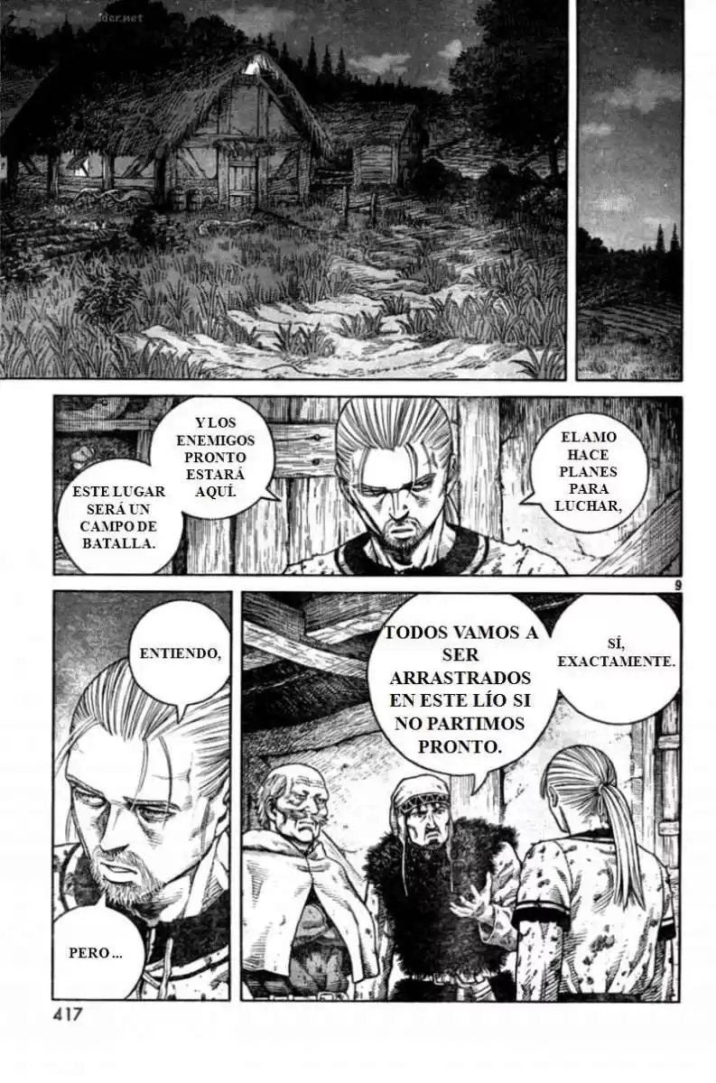 Vinland Saga Capitulo 89: La noche antes de la batalla página 9