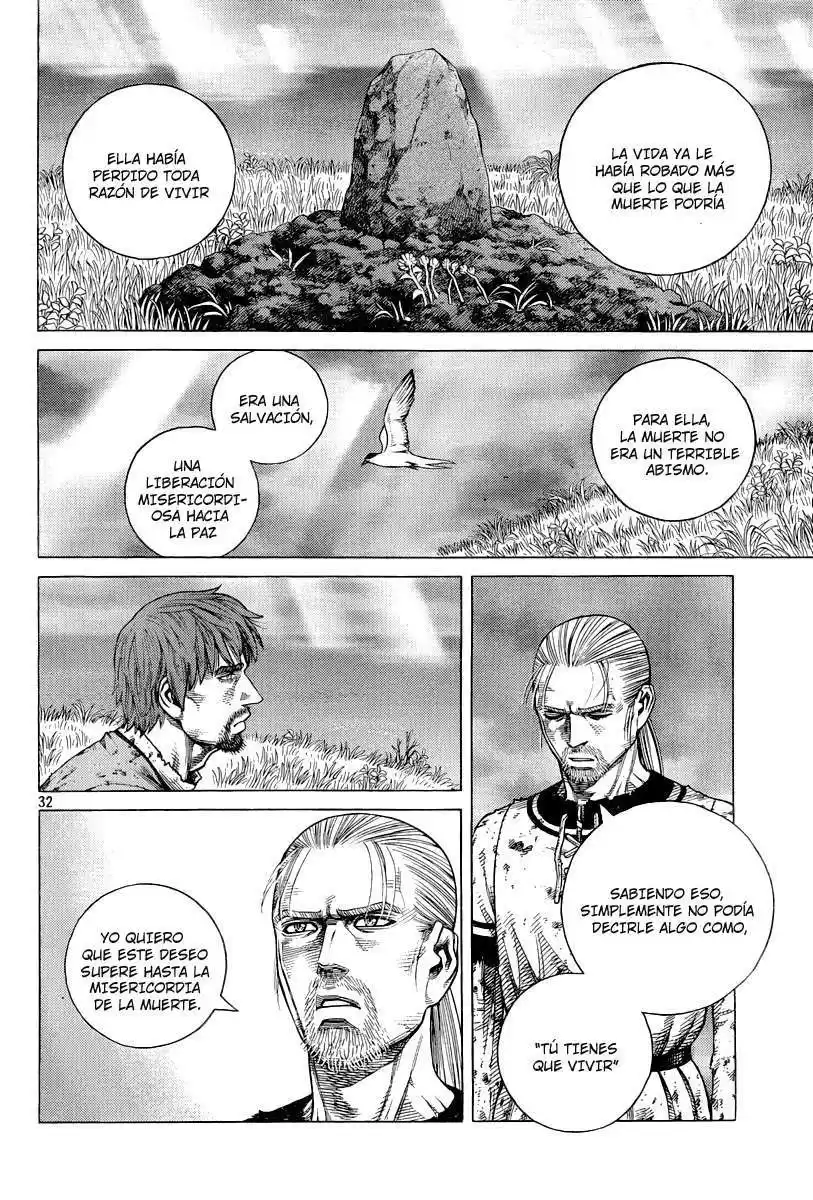 Vinland Saga Capitulo 93: El nacimiento de un guerrero página 32