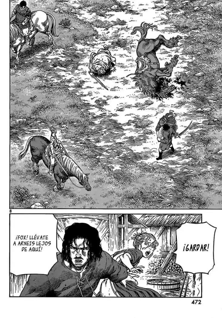 Vinland Saga Capitulo 80: Incursión de Gardar página 8