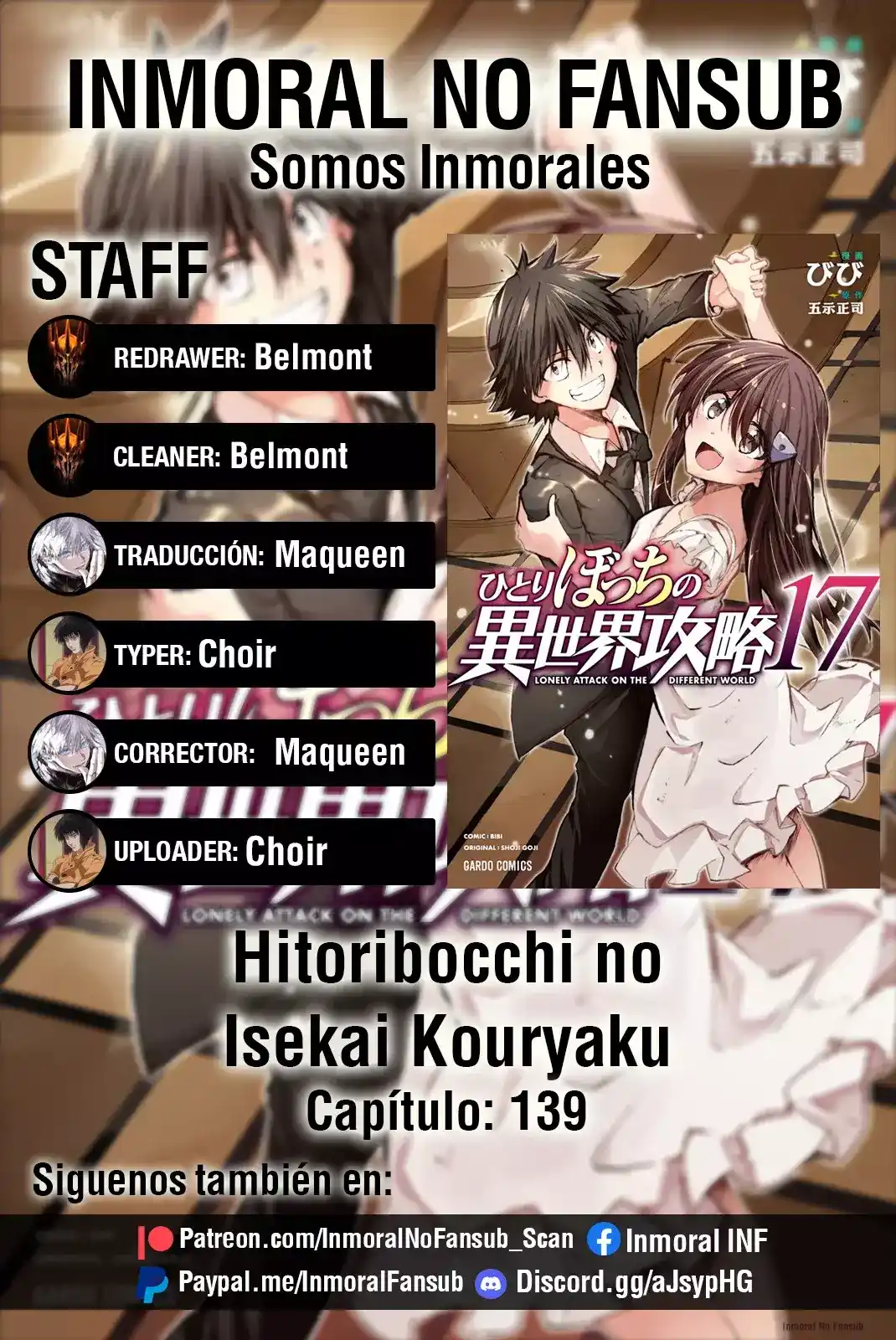 Hitoribocchi no Isekai Kouryaku Capitulo 139 página 1