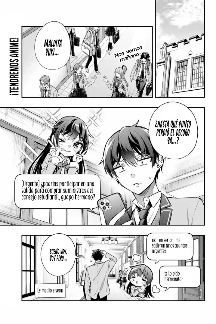 Alya-san, quien se sienta a mi lado, a veces susurra cosas dulces en ruso. Capitulo 26 página 6