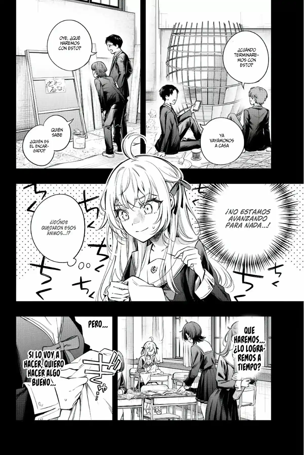 Alya-san, quien se sienta a mi lado, a veces susurra cosas dulces en ruso. Capitulo 10 página 11