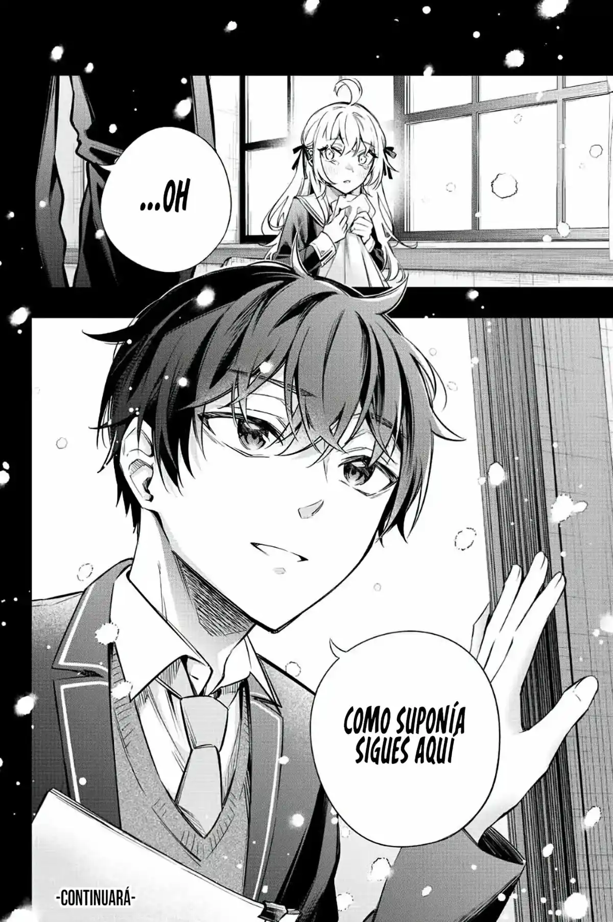 Alya-san, quien se sienta a mi lado, a veces susurra cosas dulces en ruso. Capitulo 10 página 15