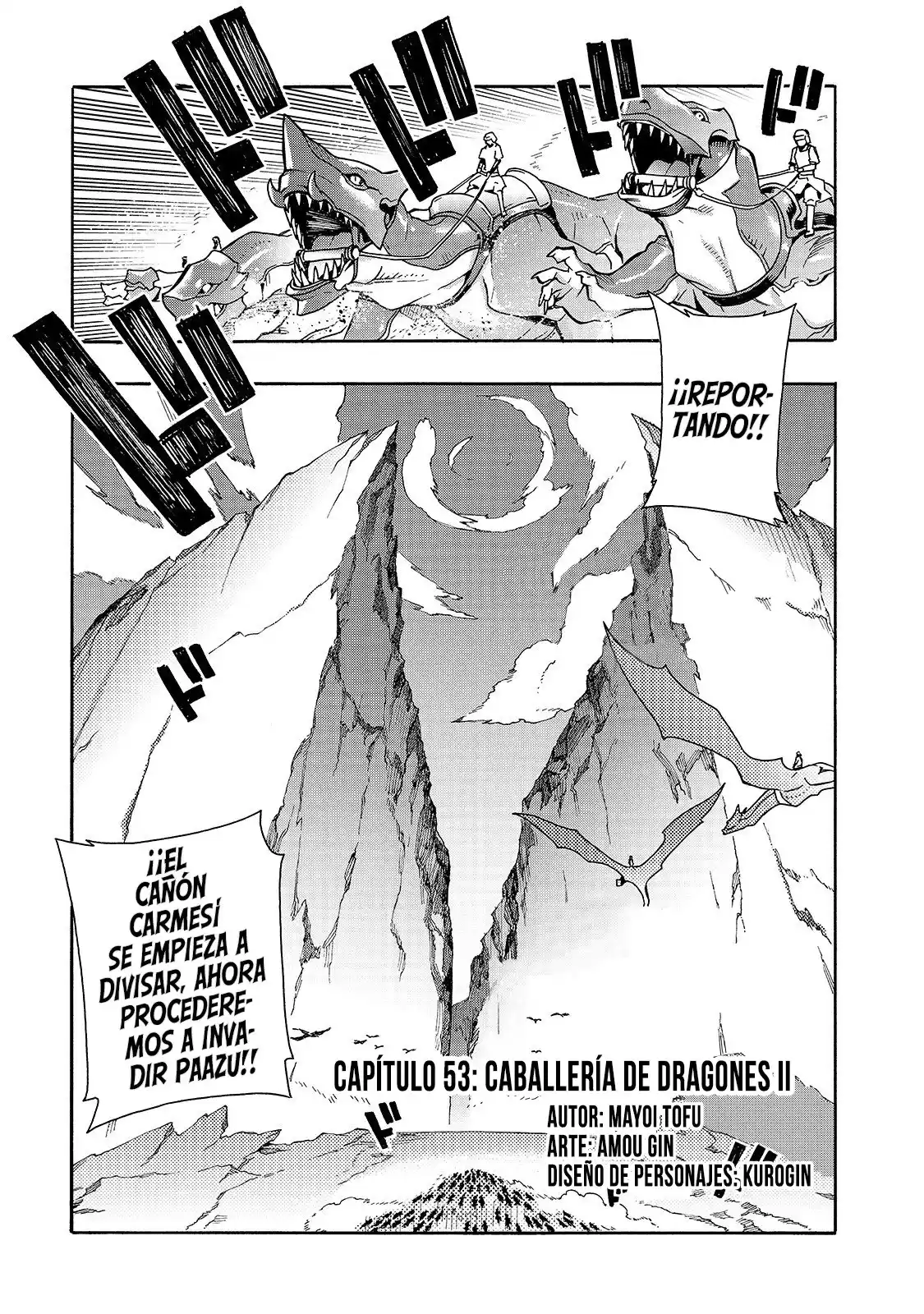 Kuro no Shoukanshi Capitulo 53: Caballería de Dragones II página 3