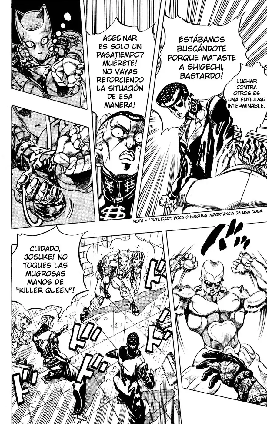 JoJo's Bizarre Adventure Parte 4: Diamond Is Unbreakable Capitulo 162: Another One Bites The Dust, Parte 10 página 6