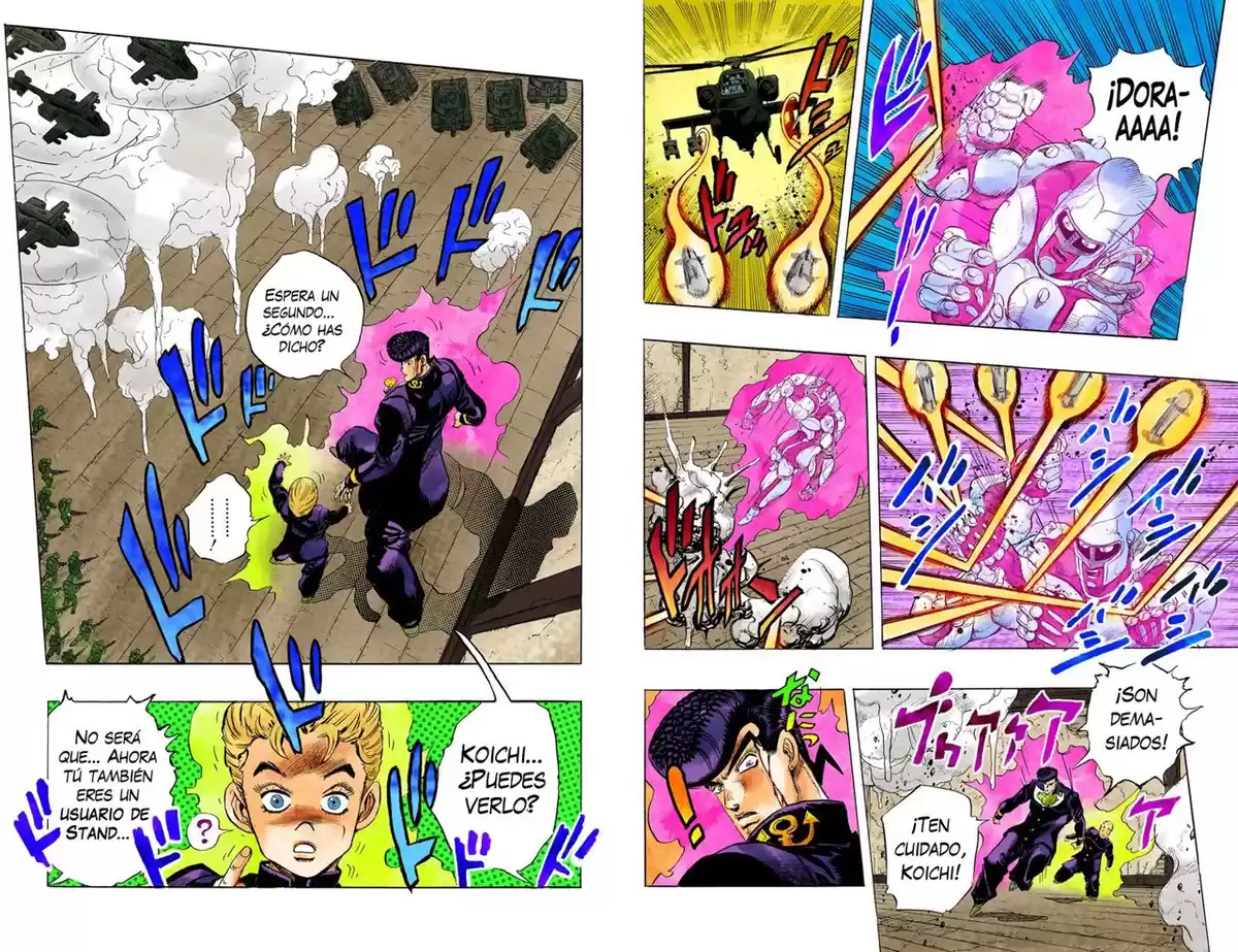 JoJo's Bizarre Adventure Parte 4: Diamond Is Unbreakable Capitulo 13: Los Hermanos Nijimura, Parte 5 página 10