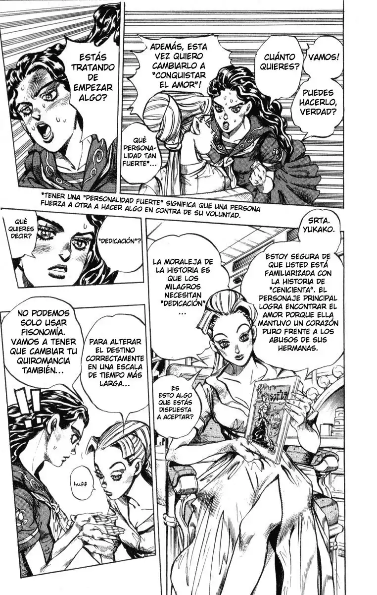 JoJo's Bizarre Adventure Parte 4: Diamond Is Unbreakable Capitulo 85: Yukako Yamagishi Sueña con ser Cenicienta, Parte 3 página 6