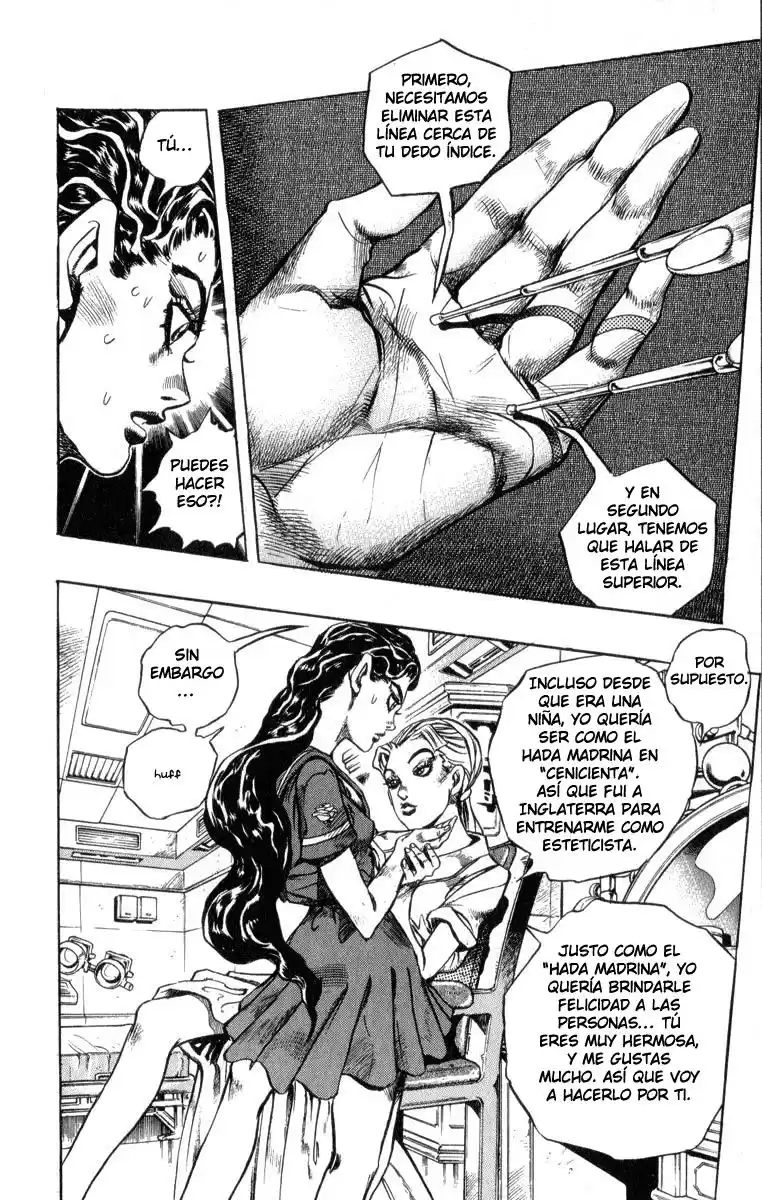 JoJo's Bizarre Adventure Parte 4: Diamond Is Unbreakable Capitulo 85: Yukako Yamagishi Sueña con ser Cenicienta, Parte 3 página 7