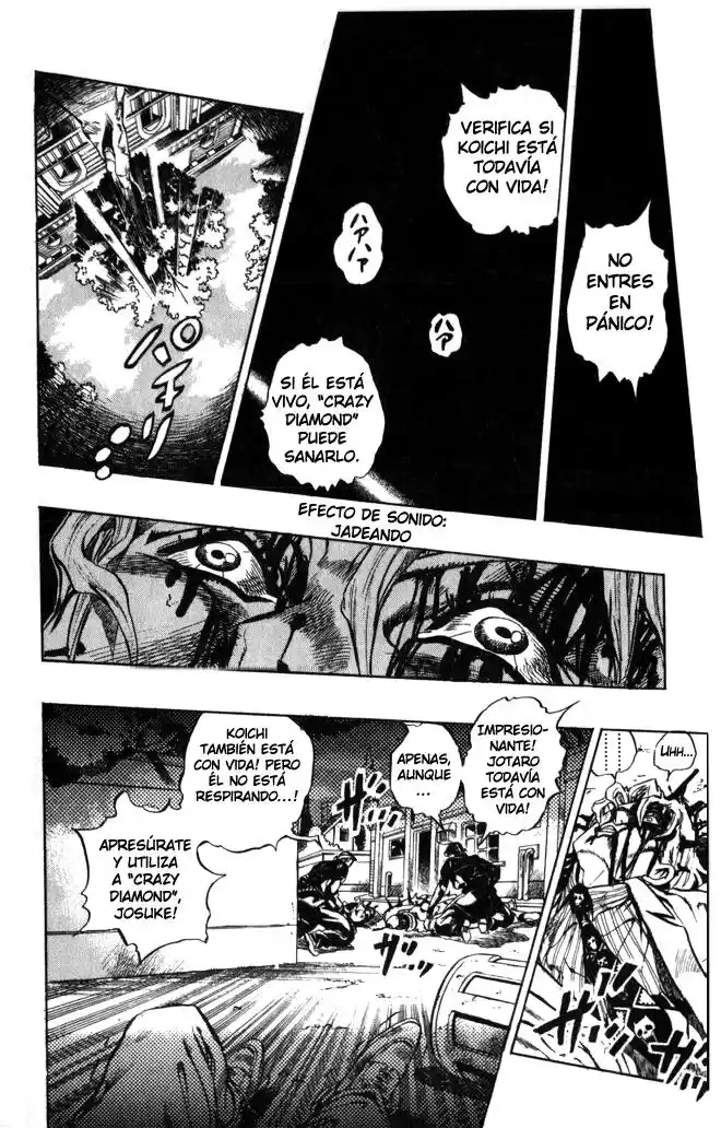 JoJo's Bizarre Adventure Parte 4: Diamond Is Unbreakable Capitulo 98: Sheer Heart Attack, Parte 10 página 3