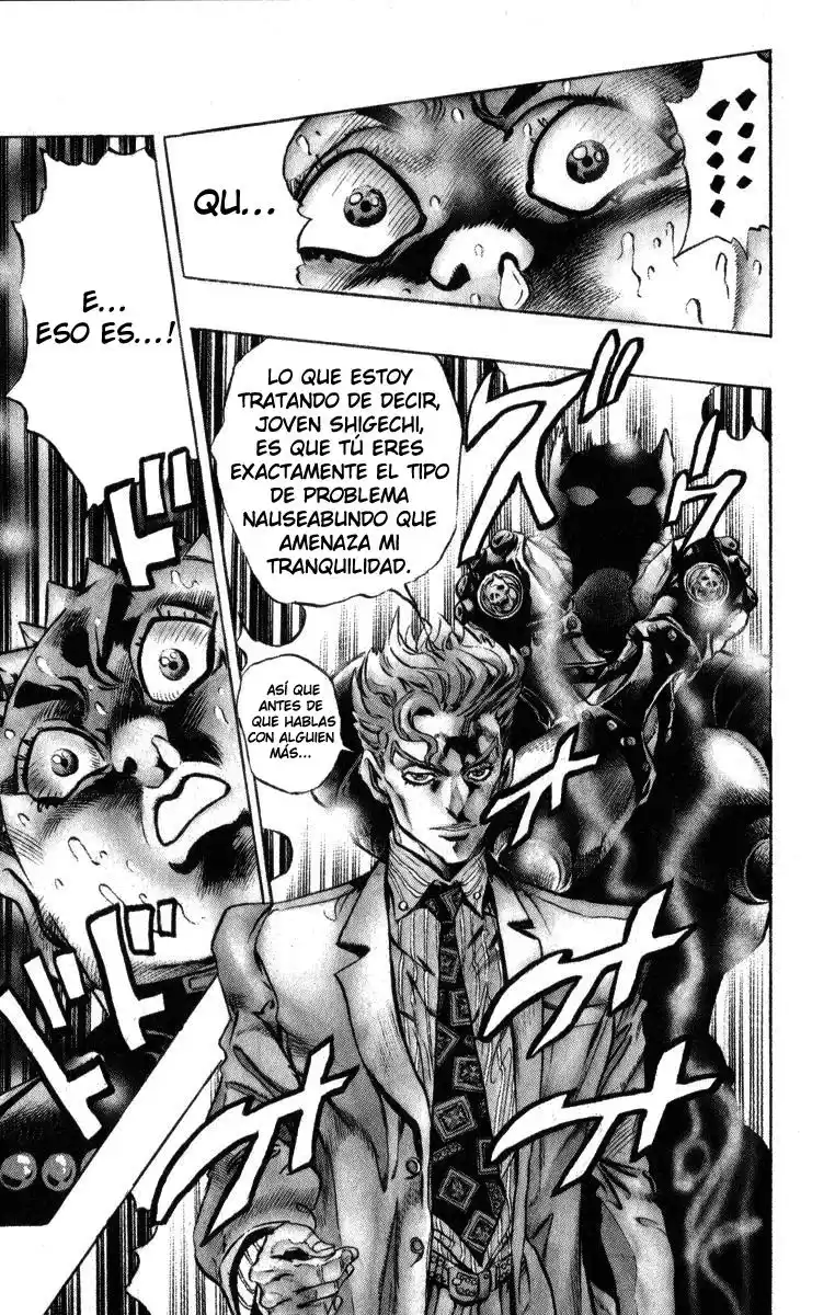 JoJo's Bizarre Adventure Parte 4: Diamond Is Unbreakable Capitulo 80: Yoshikage Kira Quiere Tener una Vida Tranquila, Parte 4 página 9