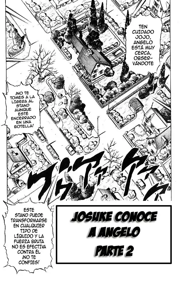 JoJo's Bizarre Adventure Parte 4: Diamond Is Unbreakable Capitulo 5: ¡Josuke Higashikata! Conoce a Angelo, Parte 2 página 2