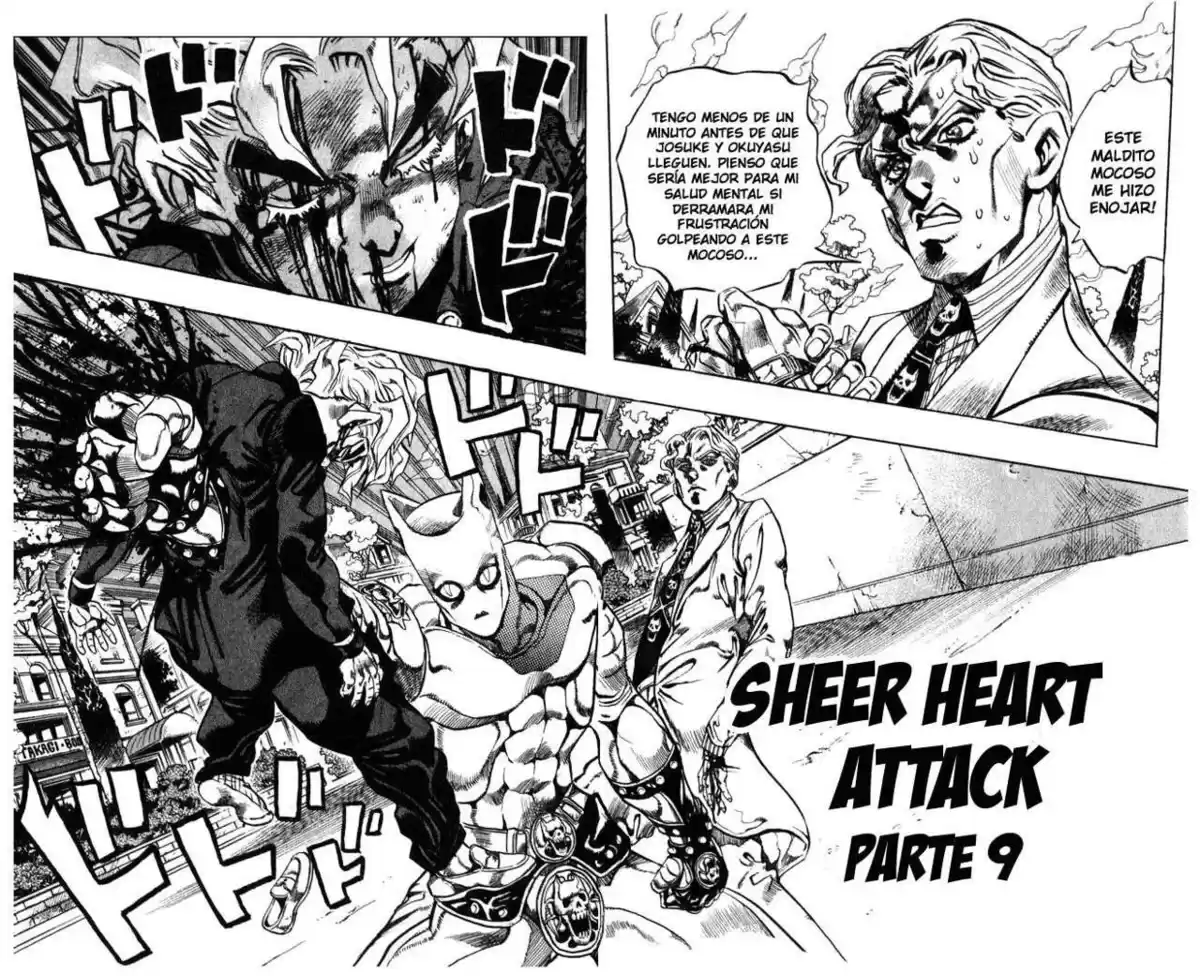 JoJo's Bizarre Adventure Parte 4: Diamond Is Unbreakable Capitulo 97: Sheer Heart Attack, Parte 9 página 3