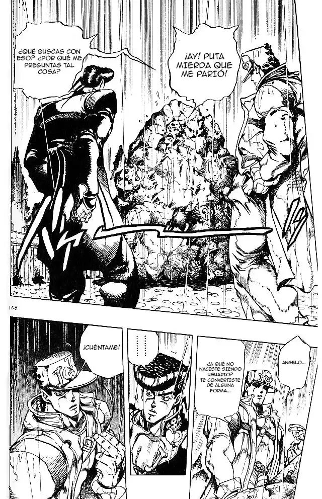 JoJo's Bizarre Adventure Parte 4: Diamond Is Unbreakable Capitulo 8: ¡Josuke Higashikata! Conoce a Angelo, Parte 5 página 3