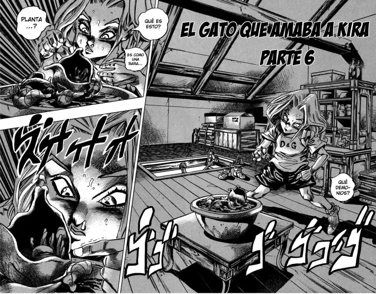 JoJo's Bizarre Adventure Parte 4: Diamond Is Unbreakable Capitulo 132: Al Gato le Gusta Yoshikage Kira, Parte 6 página 3