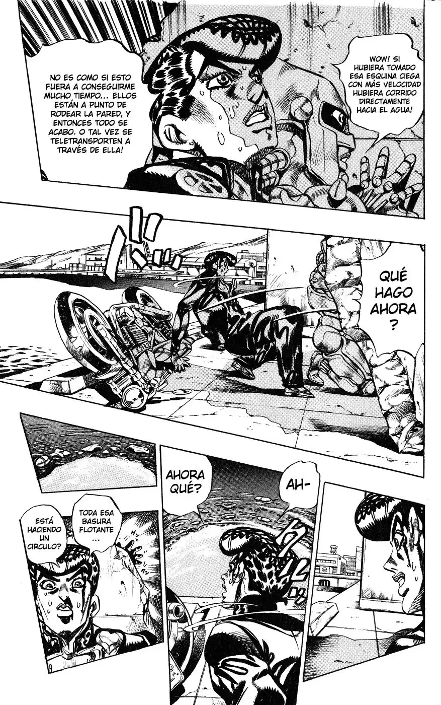 JoJo's Bizarre Adventure Parte 4: Diamond Is Unbreakable Capitulo 124: Highway Star, Parte 6 página 4