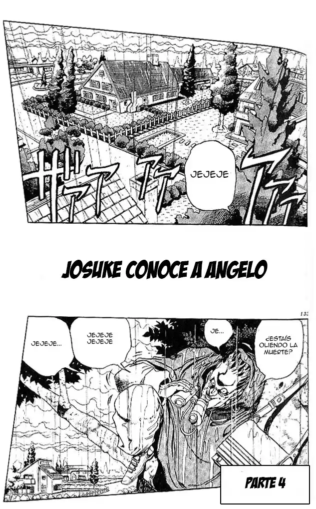 JoJo's Bizarre Adventure Parte 4: Diamond Is Unbreakable Capitulo 7: ¡Josuke Higashikata! Conoce a Angelo, Parte 4 página 2