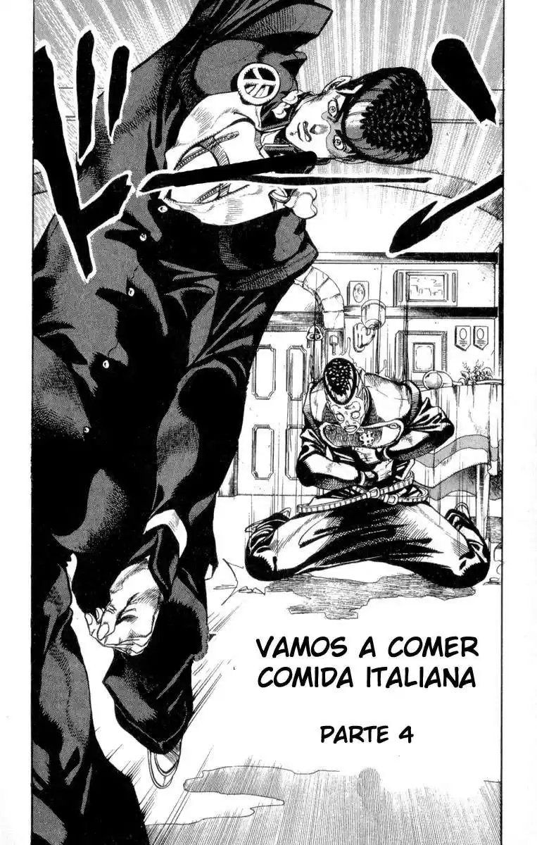 JoJo's Bizarre Adventure Parte 4: Diamond Is Unbreakable Capitulo 41: Vamos a Comer Comida Italiana, Parte 4 página 3