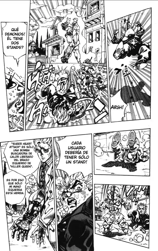 JoJo's Bizarre Adventure Parte 4: Diamond Is Unbreakable Capitulo 96: Sheer Heart Attack, Parte 8 página 7