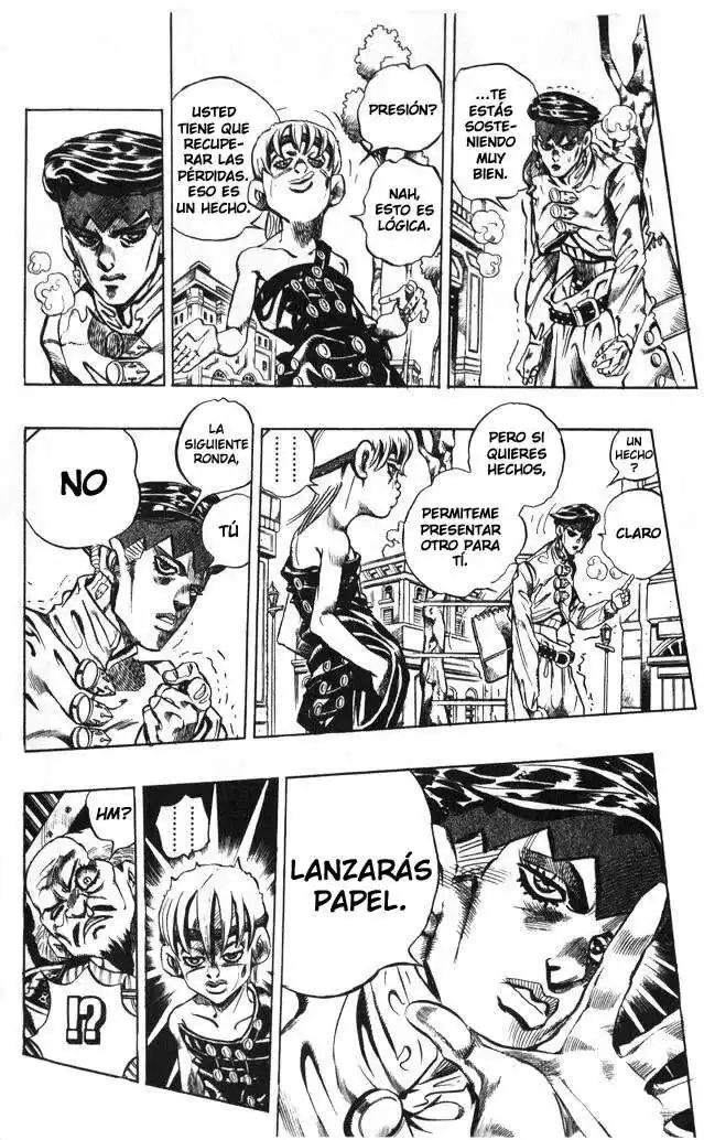 JoJo's Bizarre Adventure Parte 4: Diamond Is Unbreakable Capitulo 109: ¡Viene el Niño Piedra, Papel o Tijera!, Parte 4 página 11