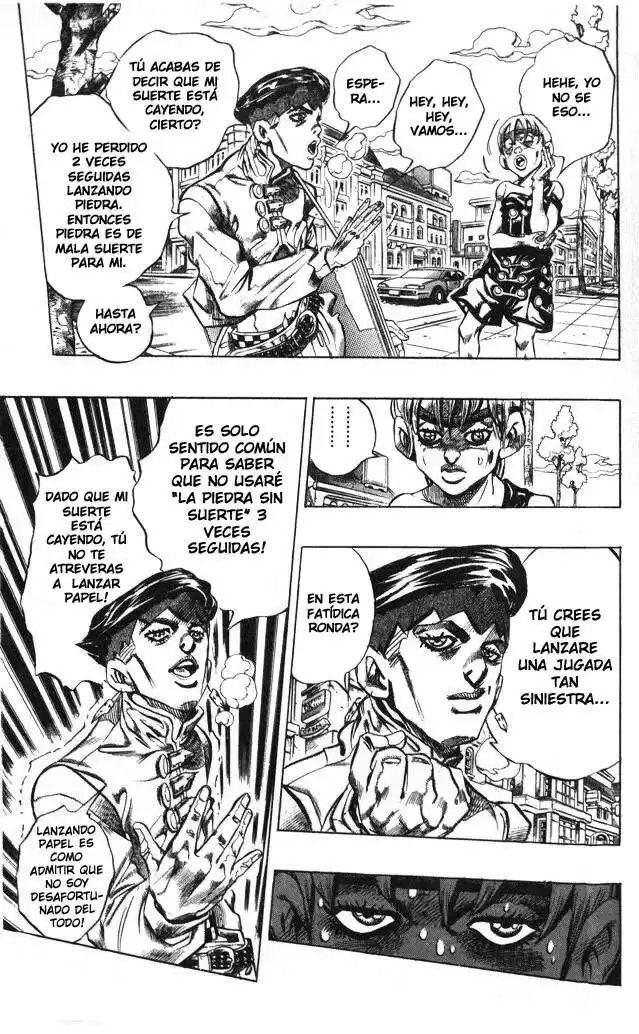 JoJo's Bizarre Adventure Parte 4: Diamond Is Unbreakable Capitulo 109: ¡Viene el Niño Piedra, Papel o Tijera!, Parte 4 página 12