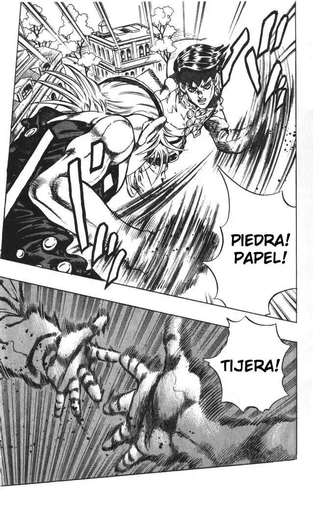 JoJo's Bizarre Adventure Parte 4: Diamond Is Unbreakable Capitulo 109: ¡Viene el Niño Piedra, Papel o Tijera!, Parte 4 página 15