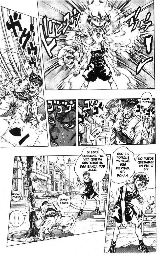 JoJo's Bizarre Adventure Parte 4: Diamond Is Unbreakable Capitulo 109: ¡Viene el Niño Piedra, Papel o Tijera!, Parte 4 página 6