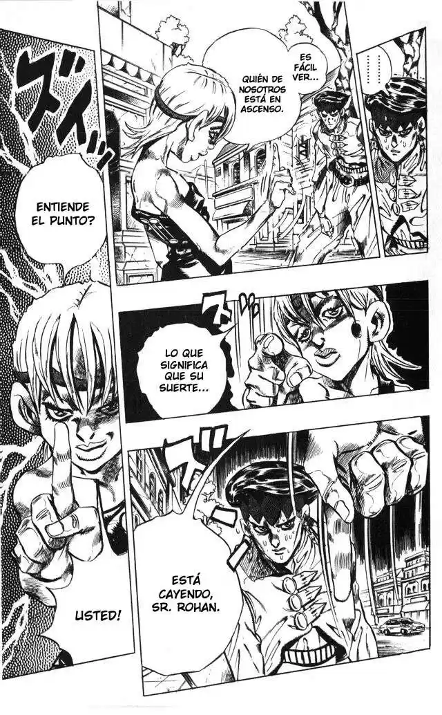 JoJo's Bizarre Adventure Parte 4: Diamond Is Unbreakable Capitulo 109: ¡Viene el Niño Piedra, Papel o Tijera!, Parte 4 página 8