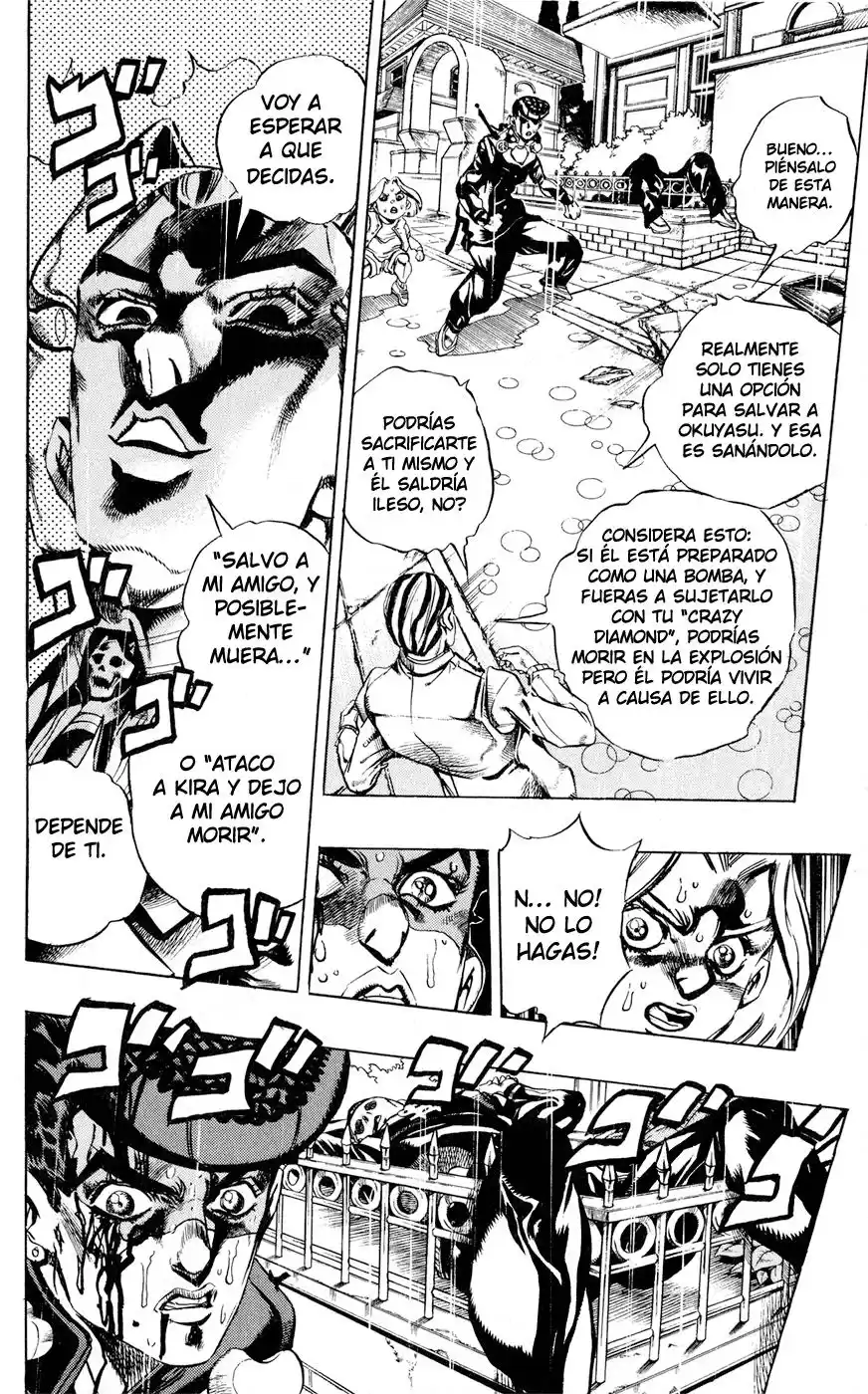 JoJo's Bizarre Adventure Parte 4: Diamond Is Unbreakable Capitulo 164: Crazy Diamond Is Unbreakable, Parte 2 página 7